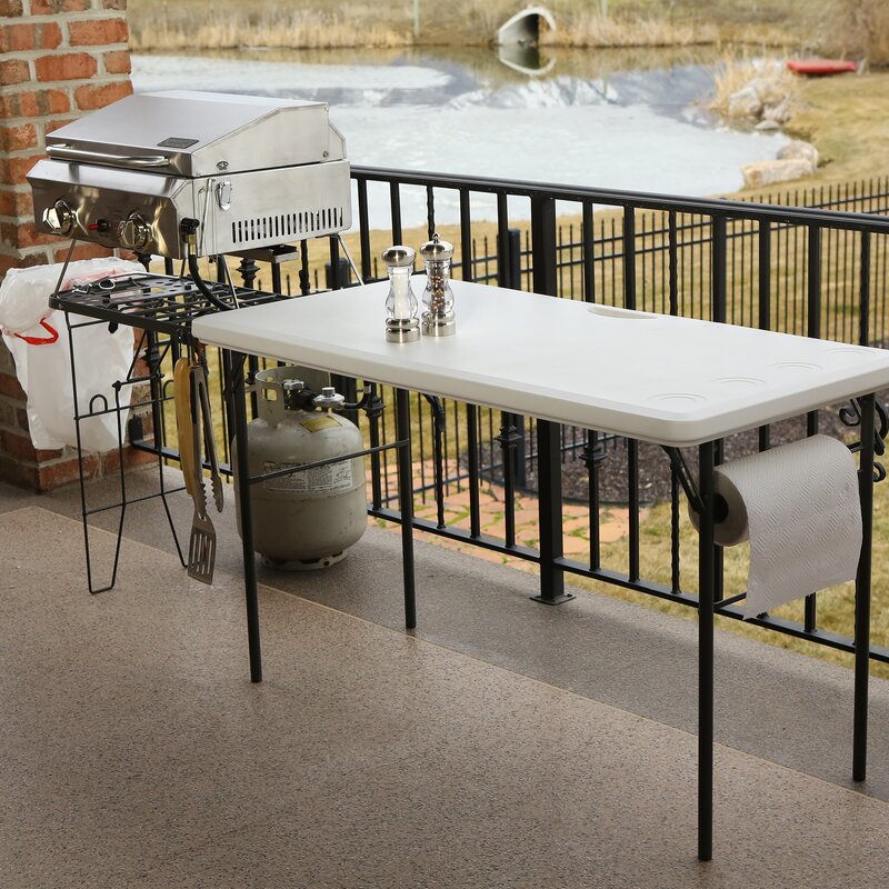 Lifetime Folding Tailgate Table Reviews Wayfair   Lifetime Folding Tailgate Table 